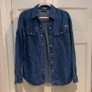 Mother Denim Western Button-Up Shirt
